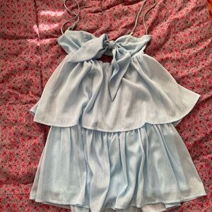 blue lucy in the sky homecoming dress